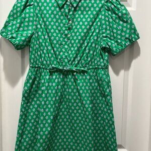 Green Floral Dress